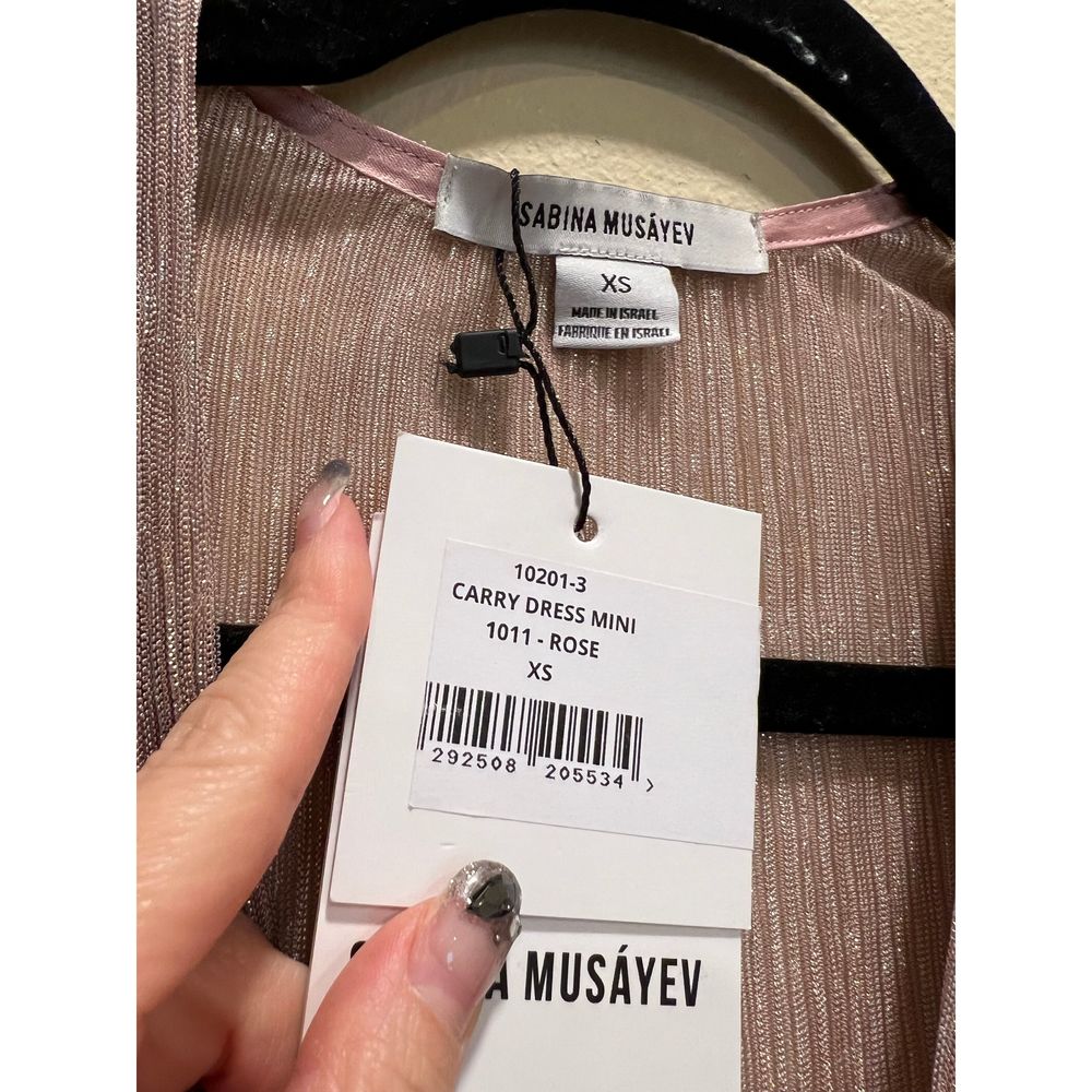 Size XS Sabina Musayev X REVOLVE Carry Mini Dress in Rose REVOLVE MSRP $250 - Picture 6 of 8